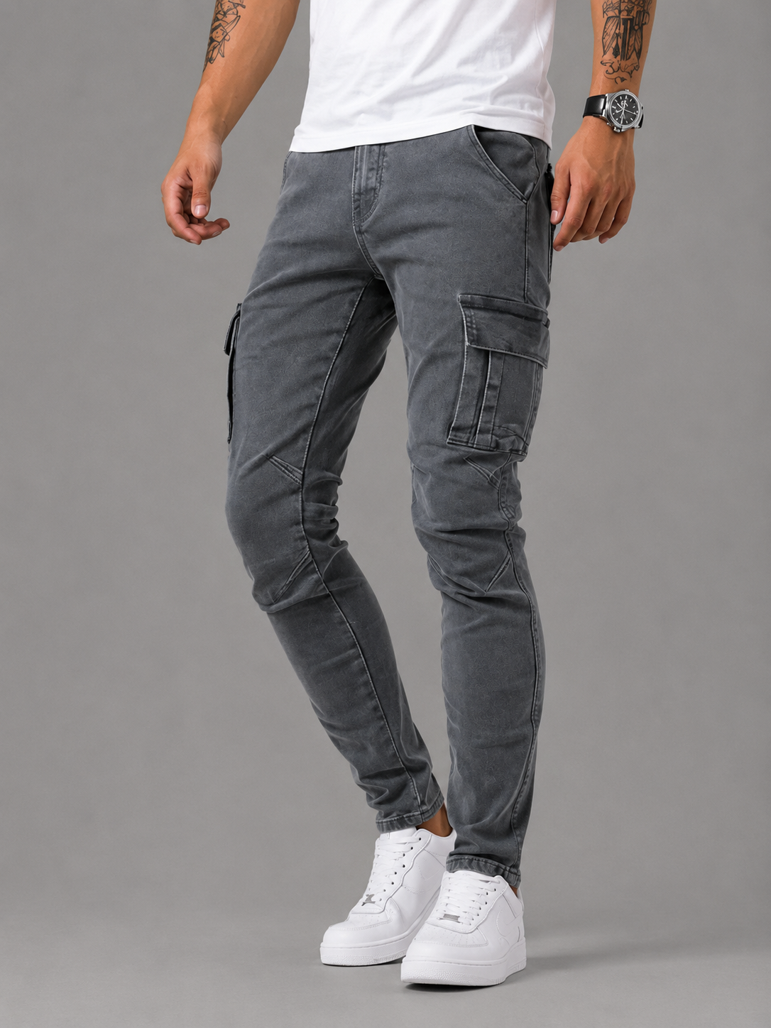 Cazel | Jean cargo moderne pour homme