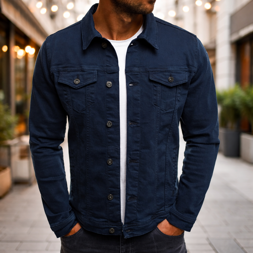Cazel | Veste décontractée en denim pour homme