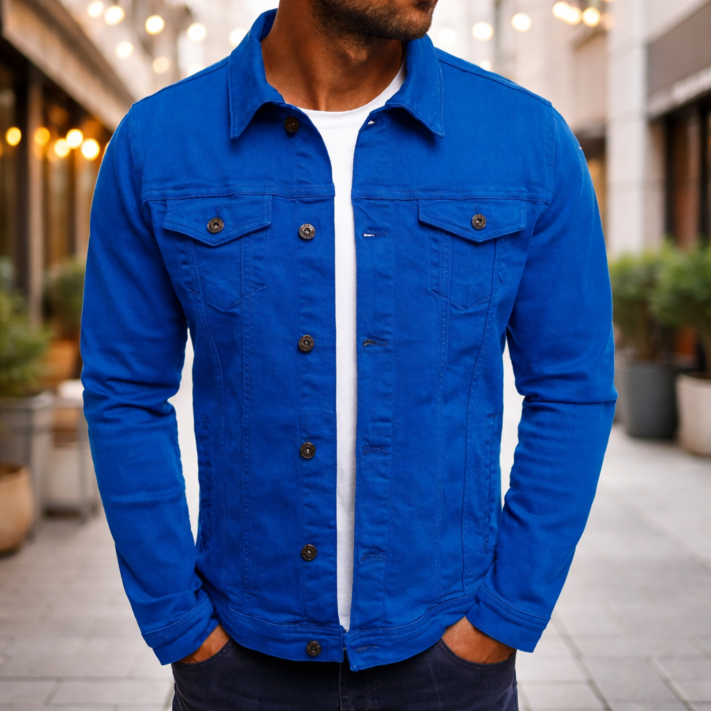 Cazel | Veste décontractée en denim pour homme