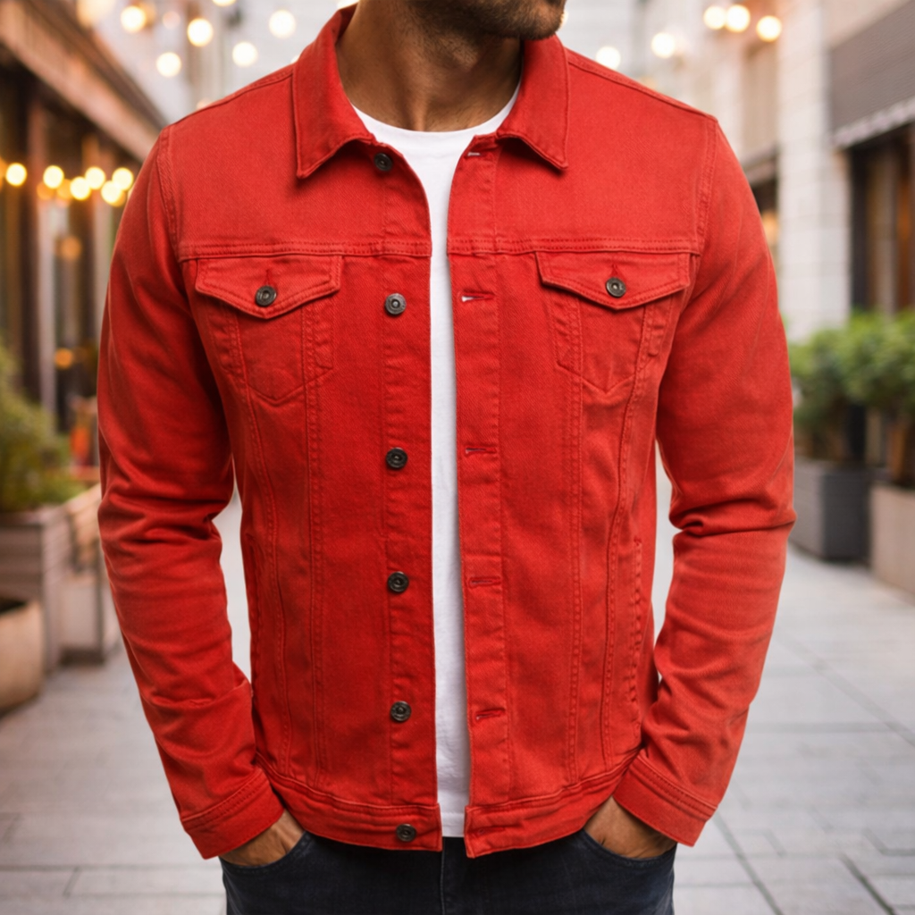 Cazel | Veste décontractée en denim pour homme