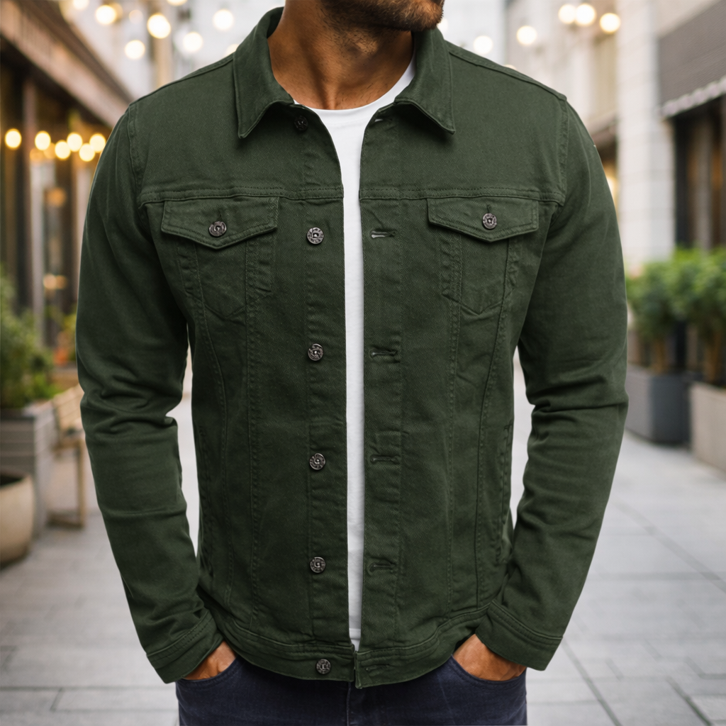 Cazel | Veste décontractée en denim pour homme