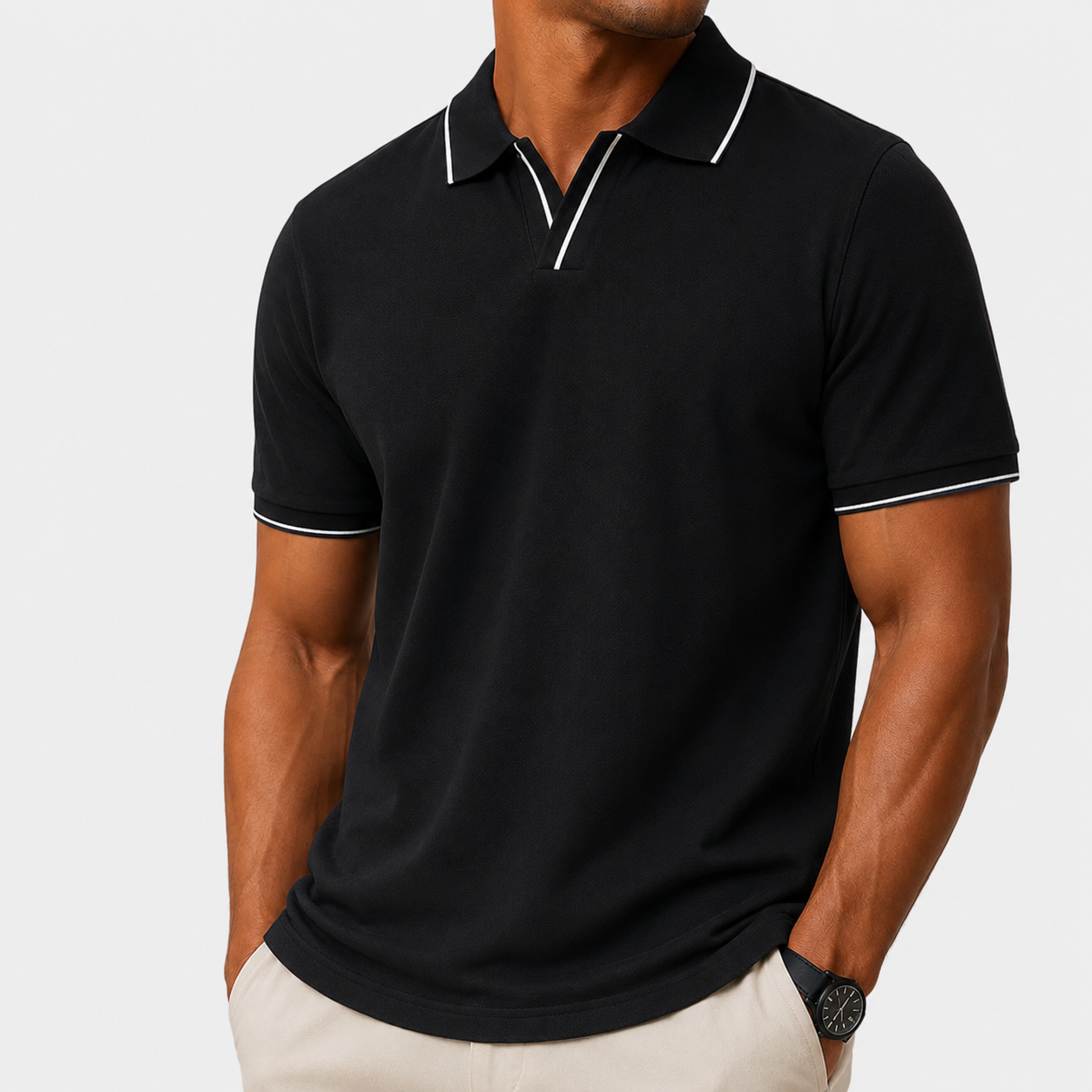 Cazel | Polo élégant à manches courtes pour homme