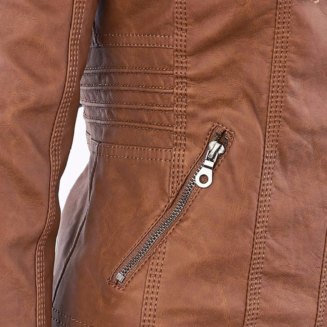 Lenoir™ | Veste moderne à capuche en cuir