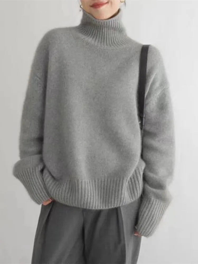 Lenoir™ | Pull à col montant confortable et doux