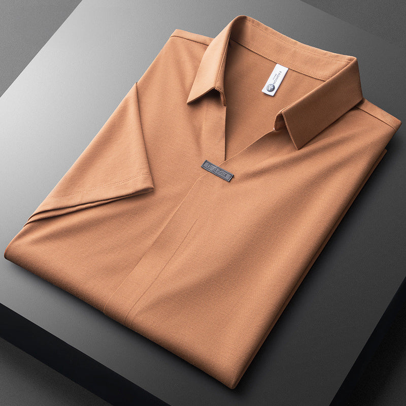 Lenoir™ | Polo en coton et soie