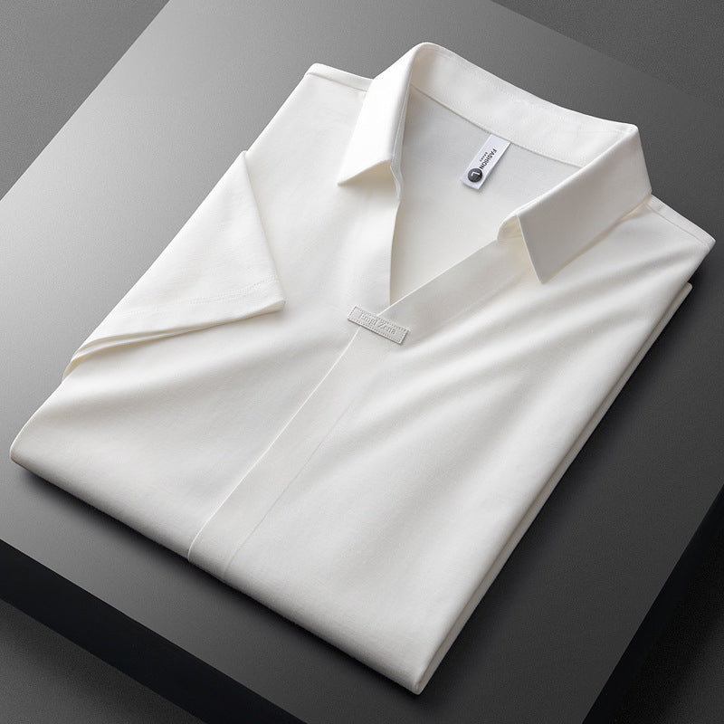 Lenoir™ | Polo en coton et soie
