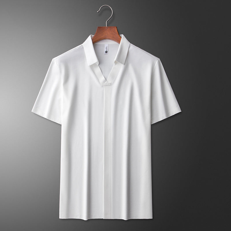 Lenoir™ | Polo en coton et soie
