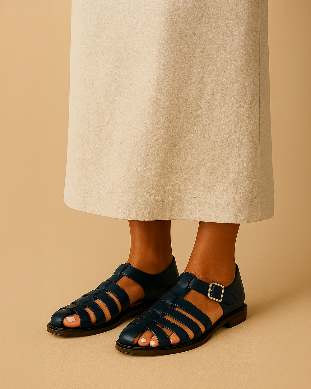 Lenoir™ | Sandales fermées à boucle élégante