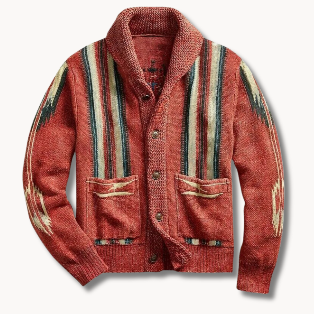 Cazel | Cardigan confortable en maille à col châle