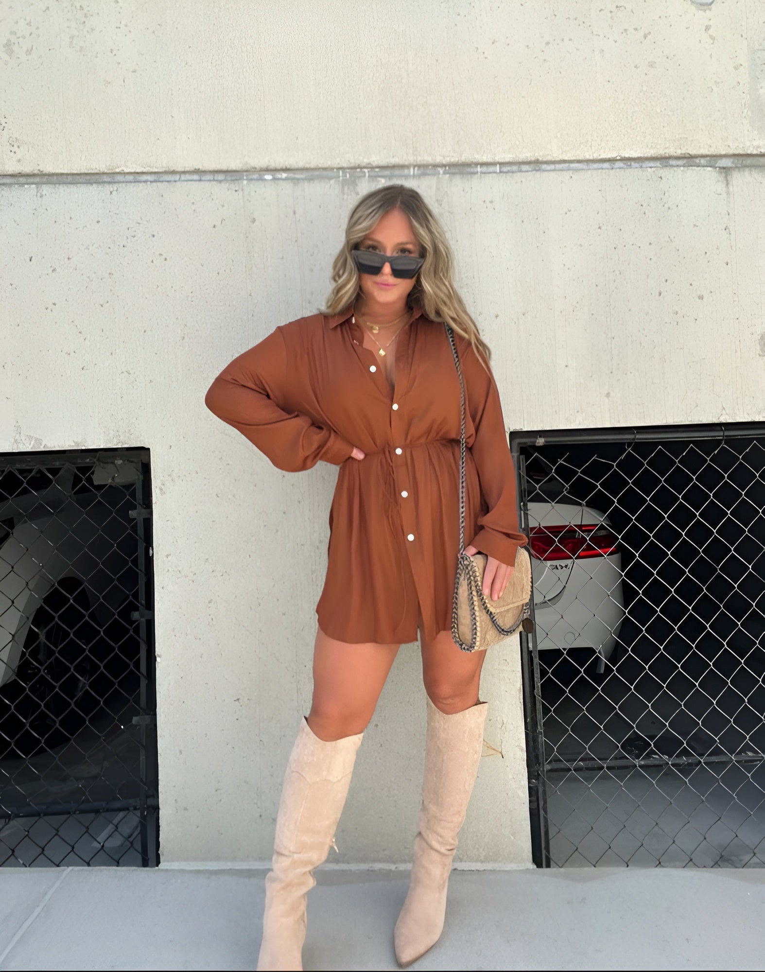 Lenoir™ | Robe combinaison satinée tendance