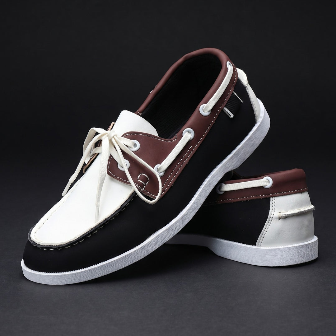 Cazel | Chaussures bateau à lacets sur le devant