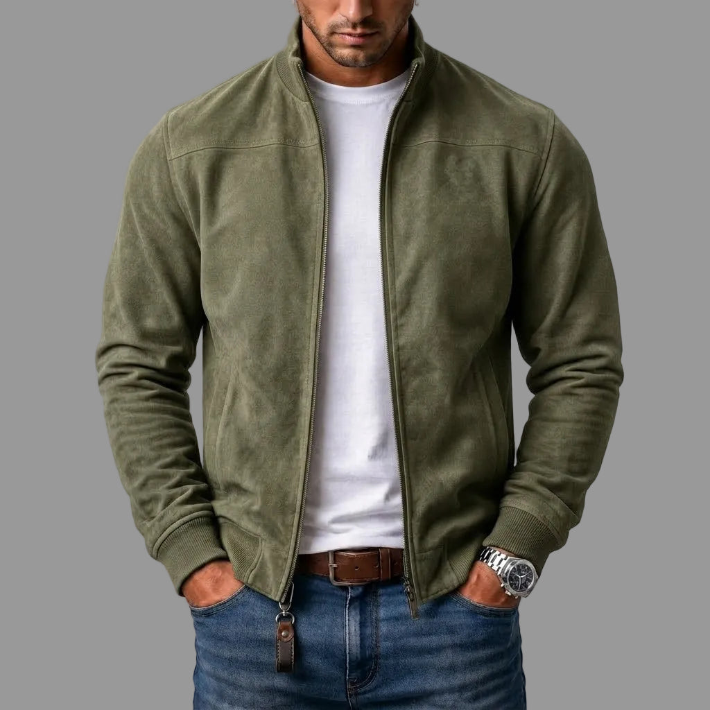 Cazel | Blouson bomber en daim