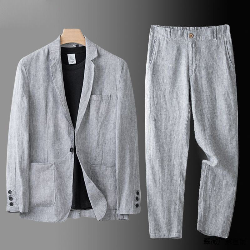 Cazel | Elegante set di abiti in lino