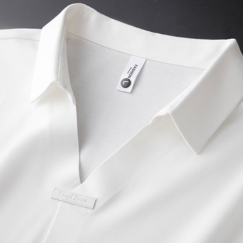 Lenoir™ | Polo en coton et soie