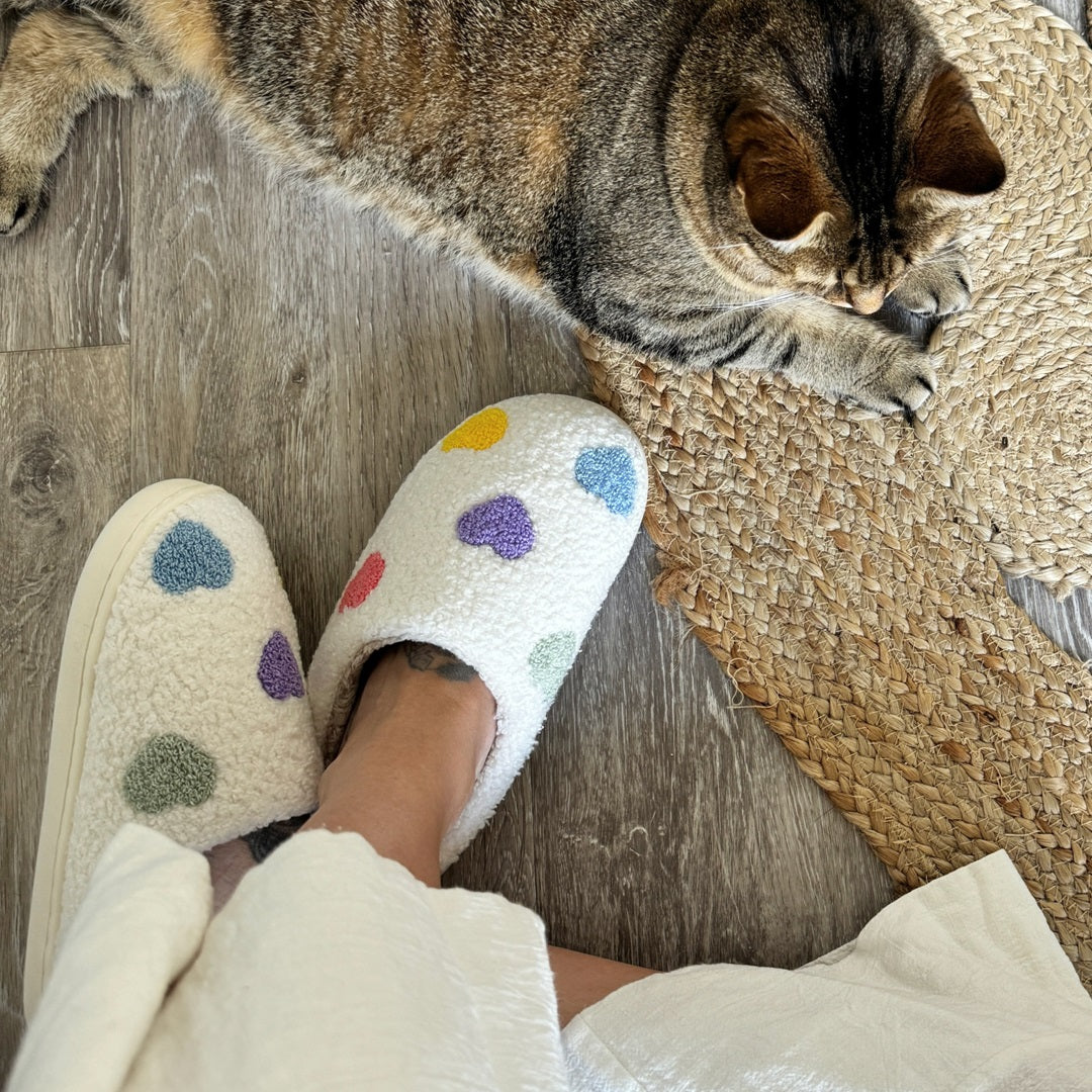 Cazel | Colourful Heart Slippers