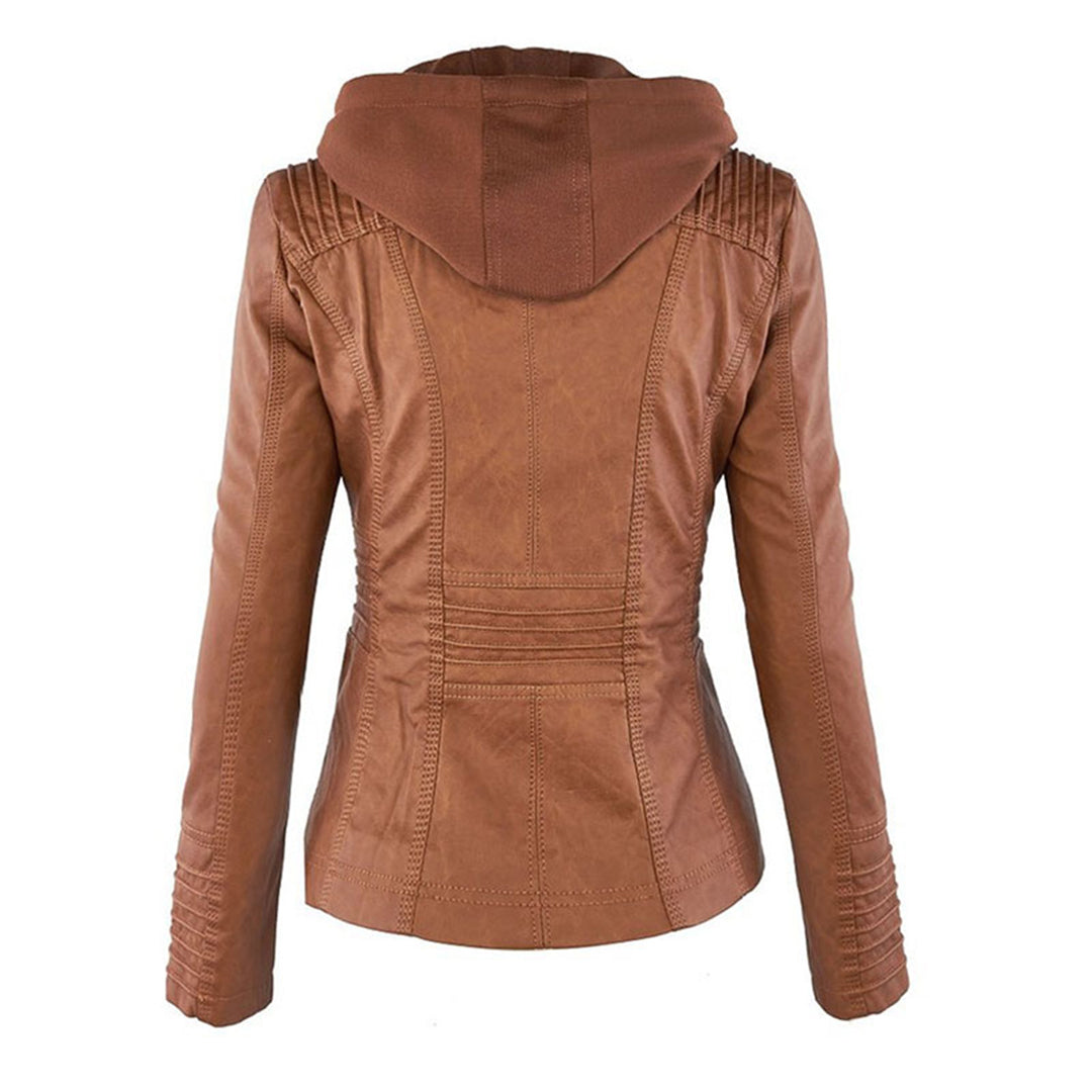 Lenoir™ | Veste moderne à capuche en cuir