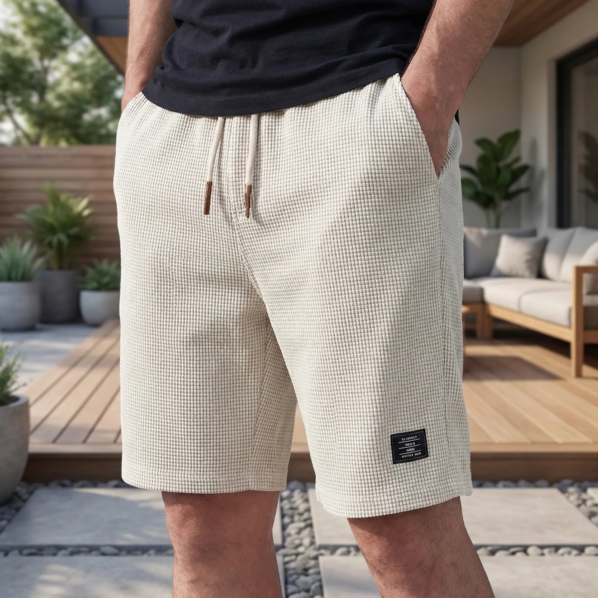 Cazel | Short d'été confortable pour homme à taille élastique | 1+1 GRATUIT