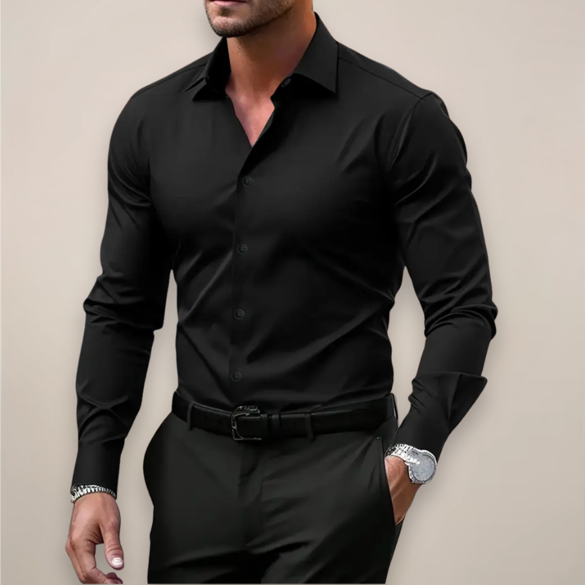 Cazel | Chemise à manches longues boutonnée