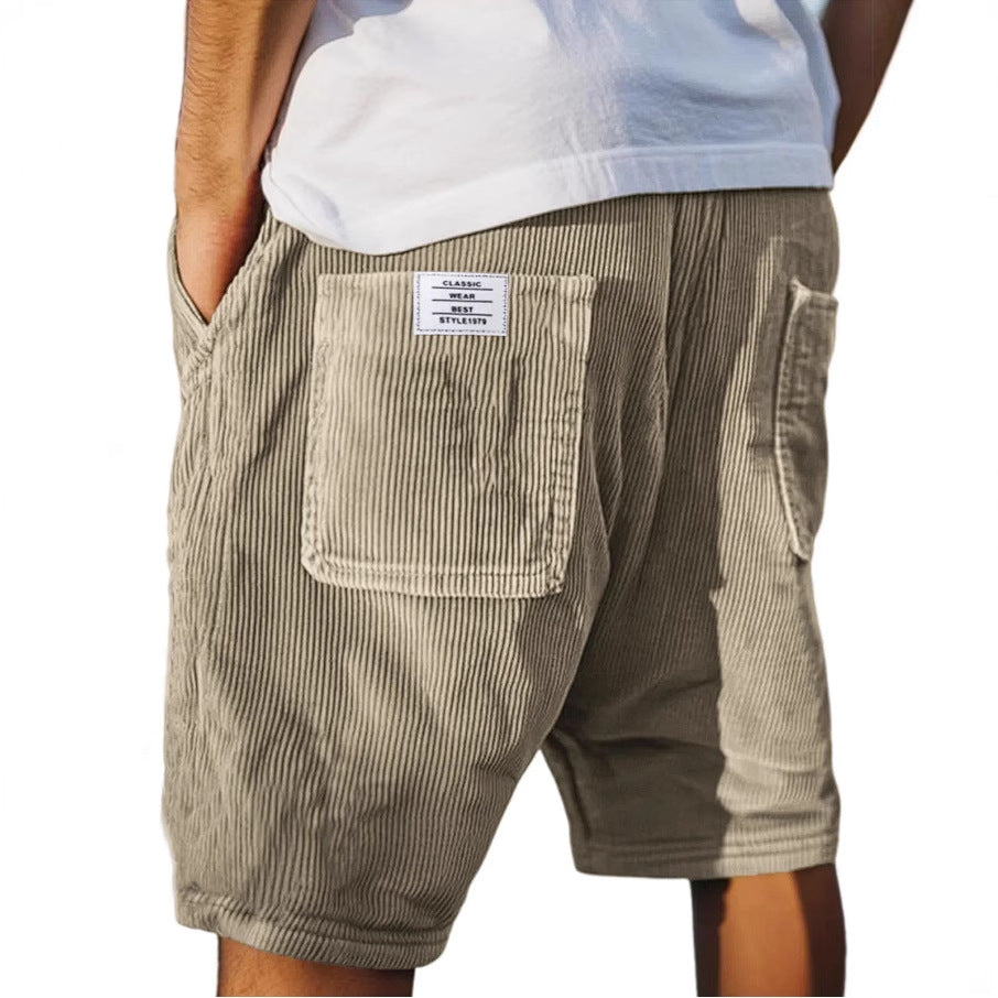 Lenoir™ | Pantalon court élégant en velours côtelé