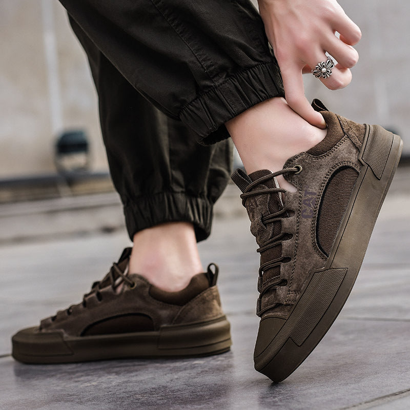 Cazel | Chaussures en toile avec lacets en daim pour un usage quotidien