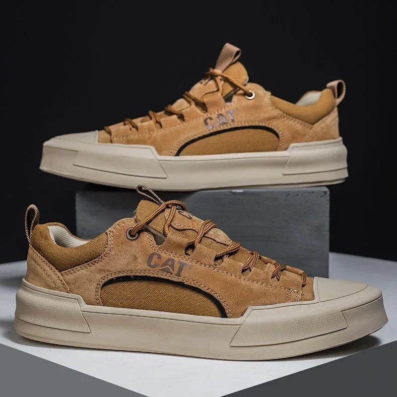 Cazel | Chaussures en toile avec lacets en daim pour un usage quotidien