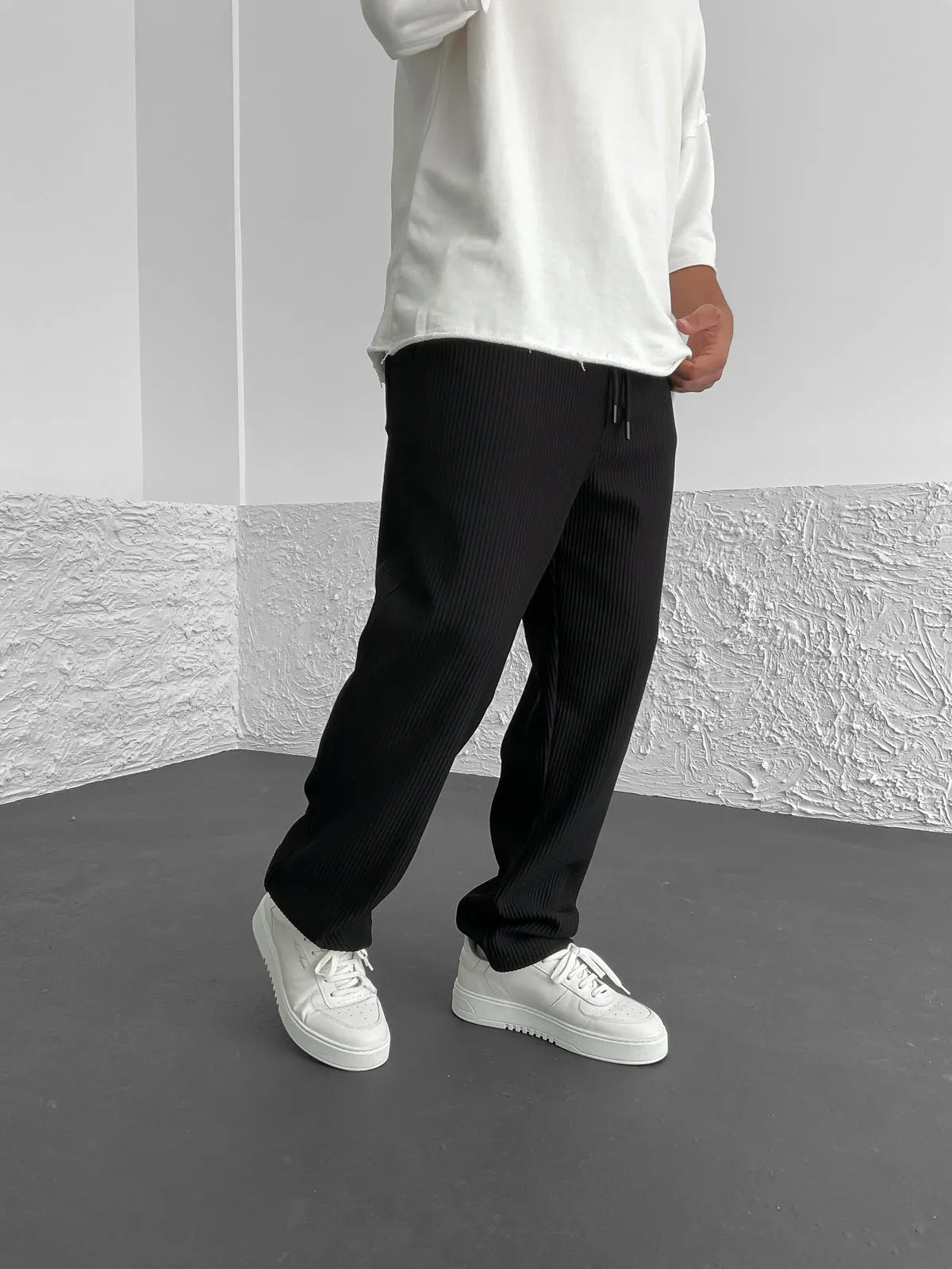 Lenoir™ | Pantalon côtelé coupe décontractée