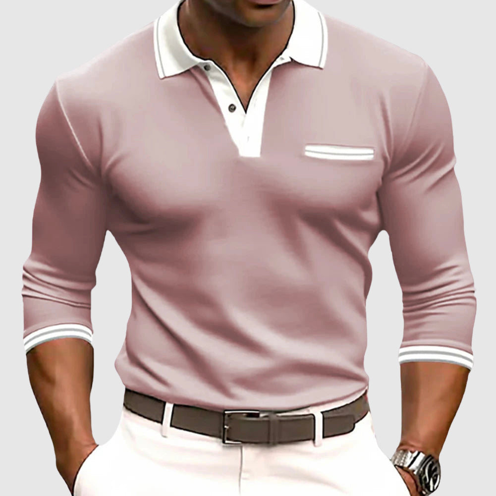 Lenoir™ | Polo Élégance Sportive à Manches Longues
