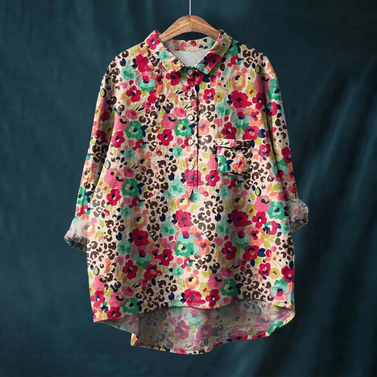 Santina™ | Chemise florale élégante