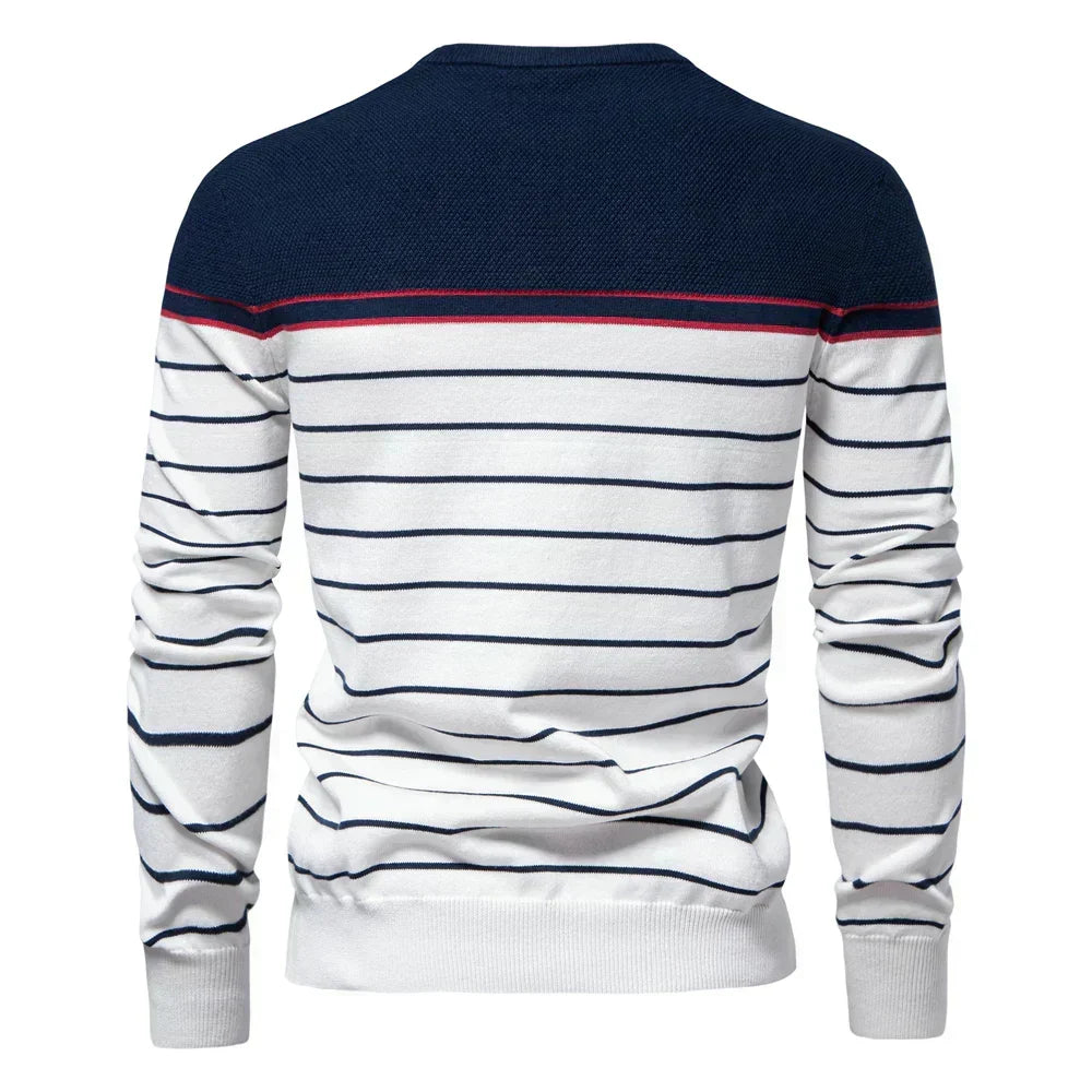 Cazel | T-shirt à manches longues en coton doux, coupe moderne