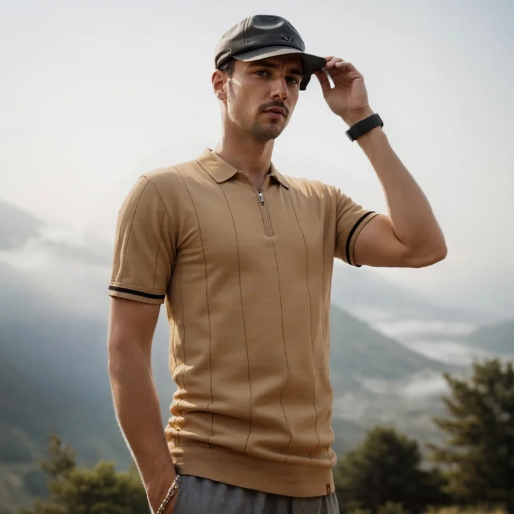 Lenoir™ | Polo à fermeture éclair
