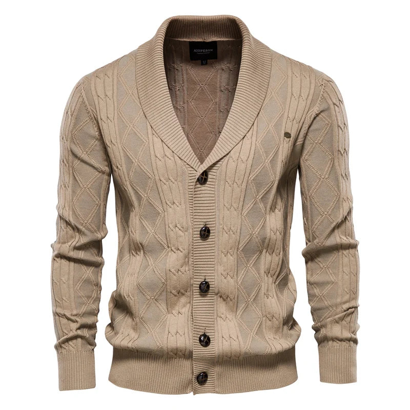 Lenoir™ | Cardigan pour Hommes avec Fermeture à Boutons