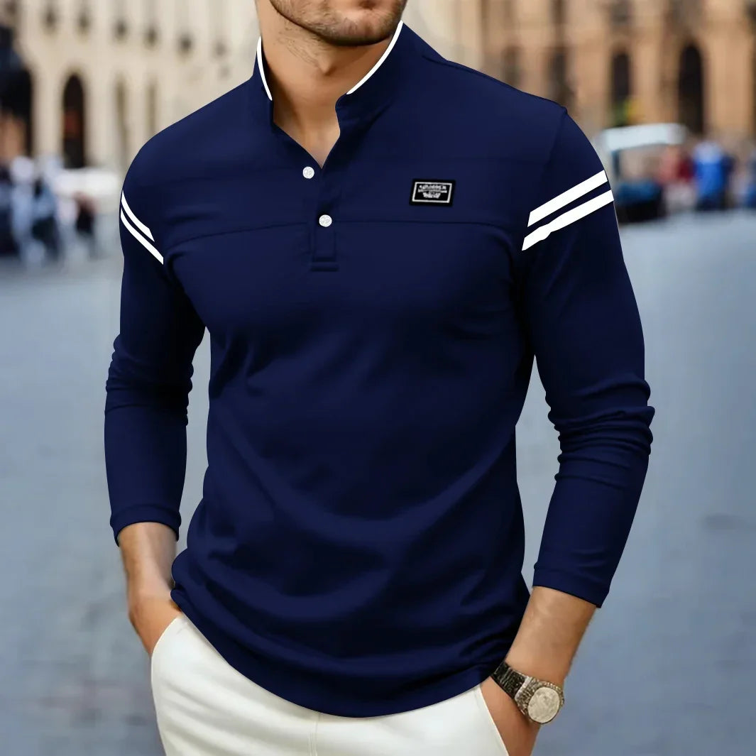 Lenoir™ | T-shirt moderne à manches longues pour homme