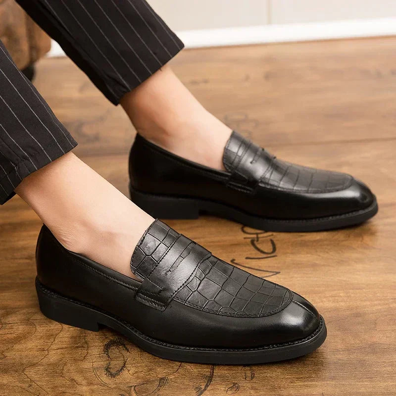 Lenoir™ | Mocassins en cuir de crocodile