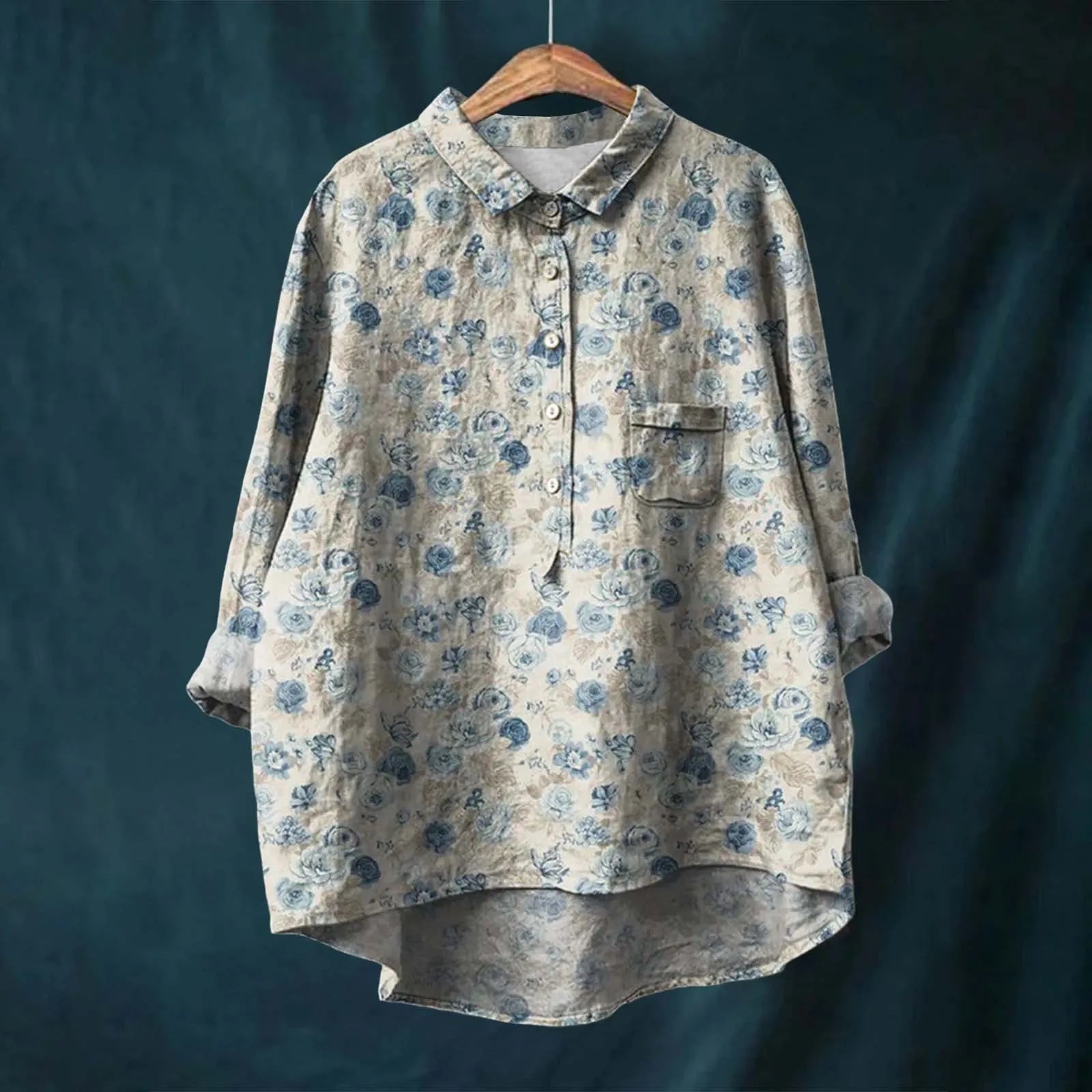 Santina™ | Chemise florale élégante