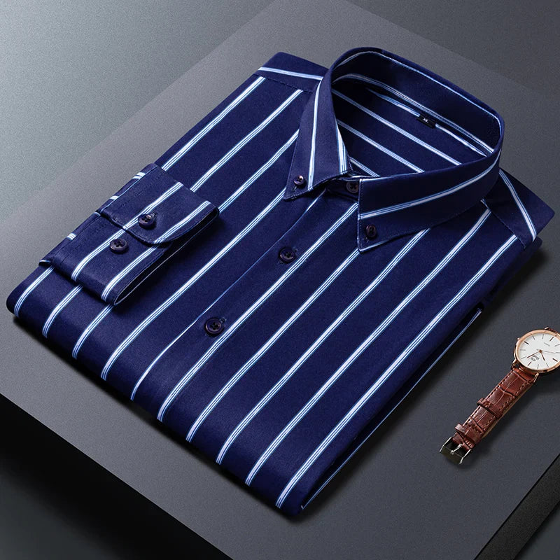 Lenoir™ | Chemise pour hommes à rayures élégantes