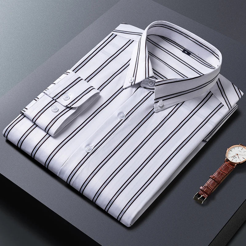 Lenoir™ | Chemise pour hommes à rayures élégantes