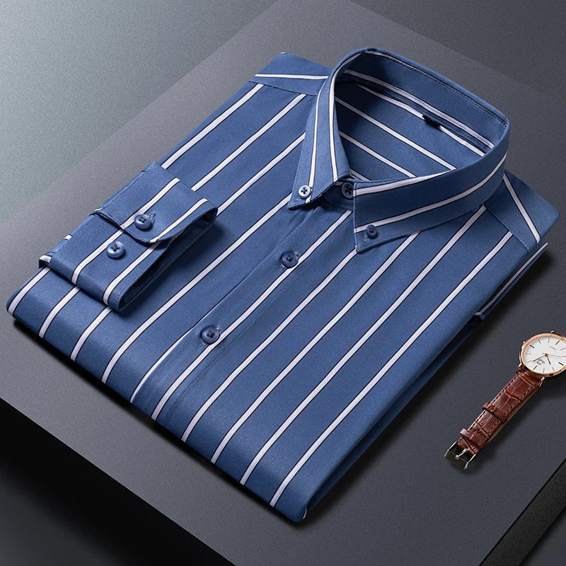 Lenoir™ | Chemise pour hommes à rayures élégantes