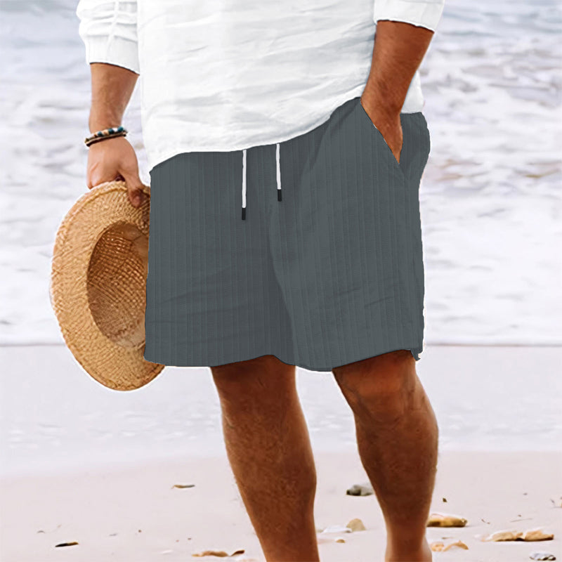 Lenoir™ | Pantalon court décontracté à taille élastique