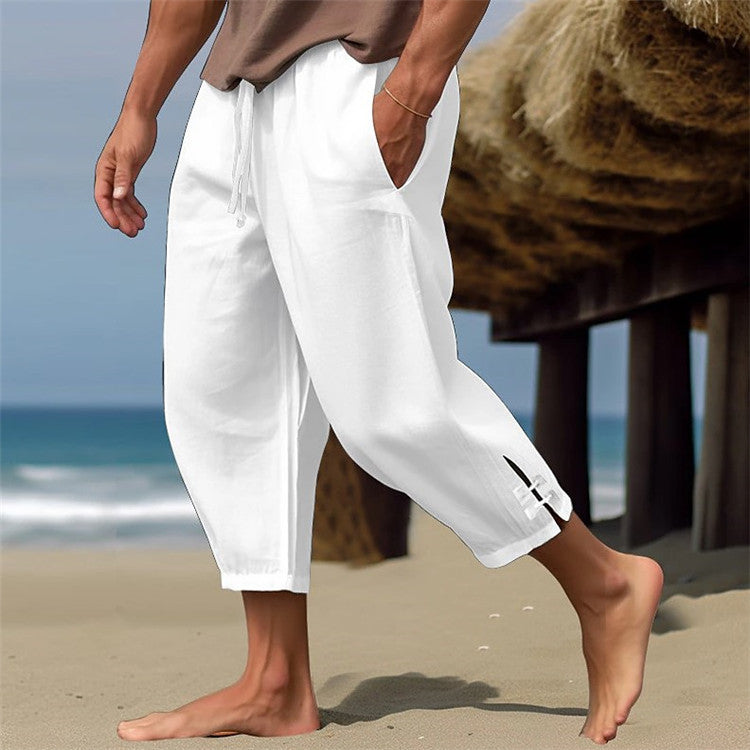 Lenoir™ | Pantalon d'été en lin confortable à taille élastique