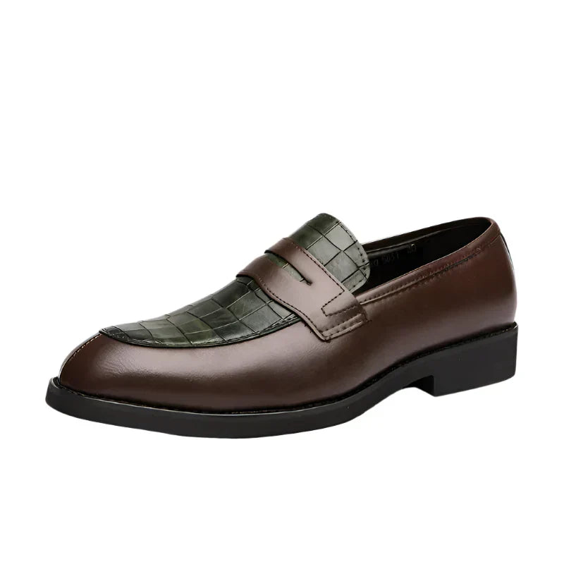 Lenoir™ | Mocassins en cuir de crocodile