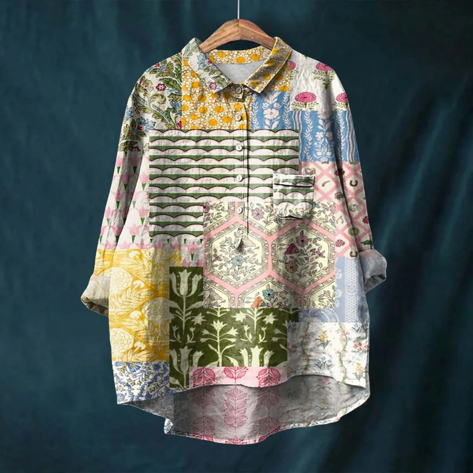 Santina™ | Chemise florale élégante