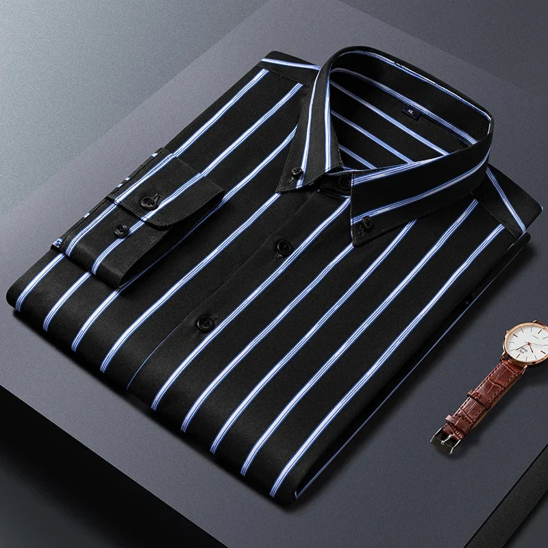 Lenoir™ | Chemise pour hommes à rayures élégantes
