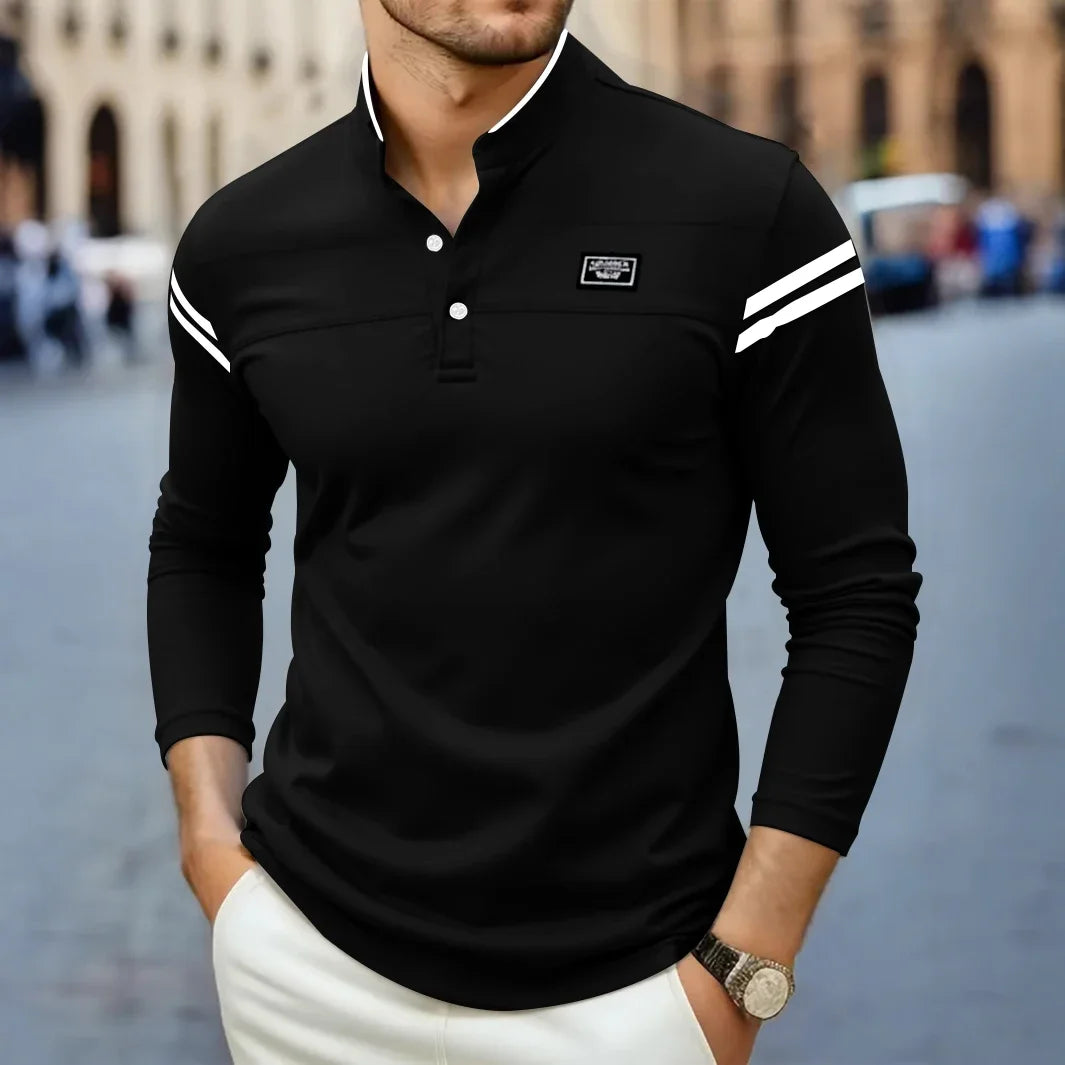 Lenoir™ | T-shirt moderne à manches longues pour homme