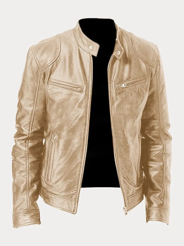 Lenoir™ | Veste en cuir style décontracté