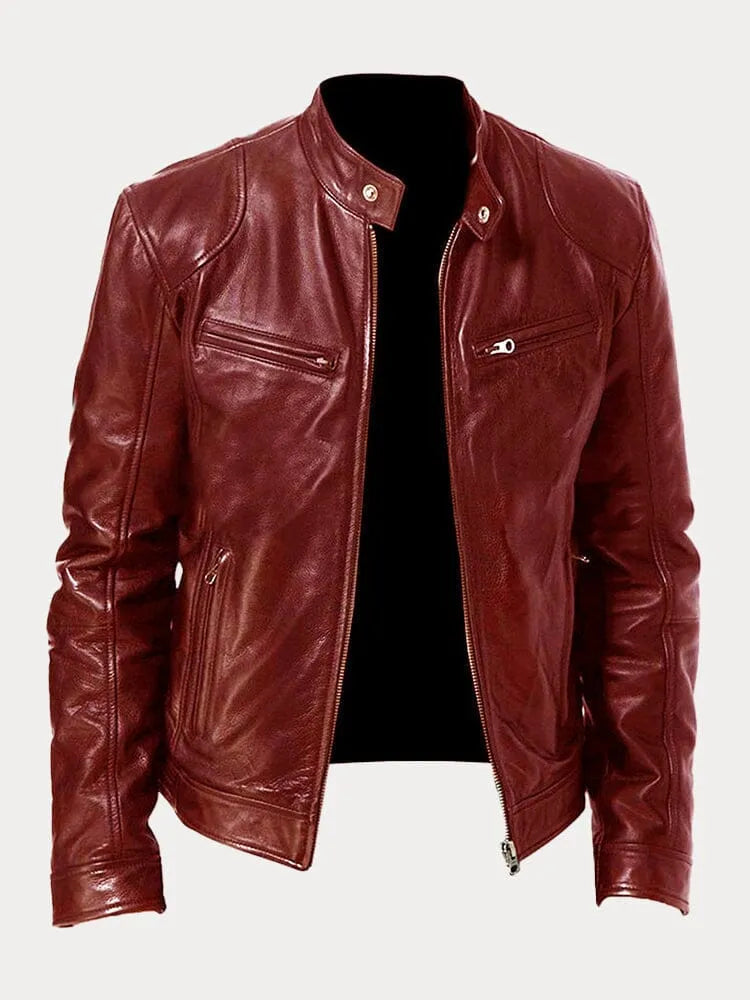 Lenoir™ | Veste en cuir style décontracté