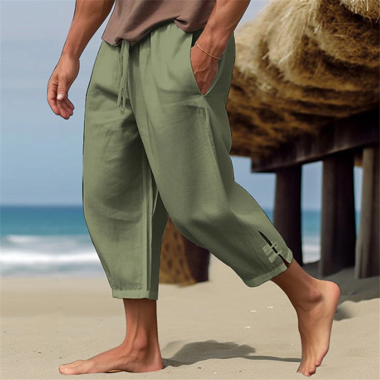 Lenoir™ | Pantalon d'été en lin confortable à taille élastique