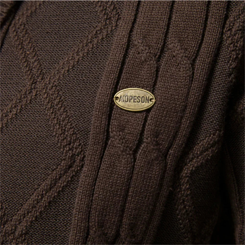Lenoir™ | Cardigan pour Hommes avec Fermeture à Boutons