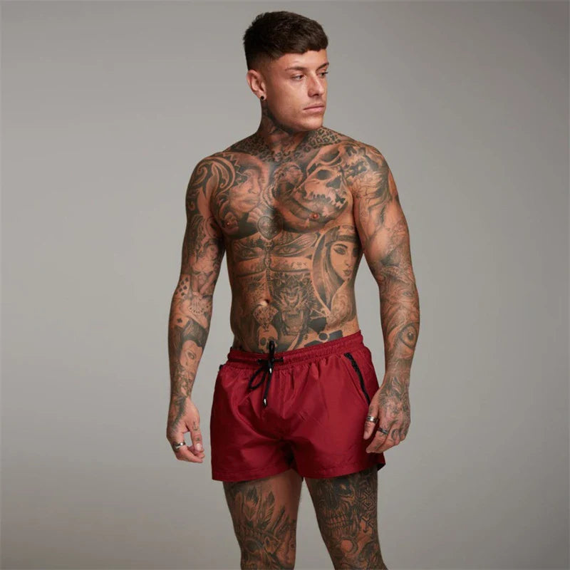 Lenoir™ | Short de bain avec poches à fermeture éclair