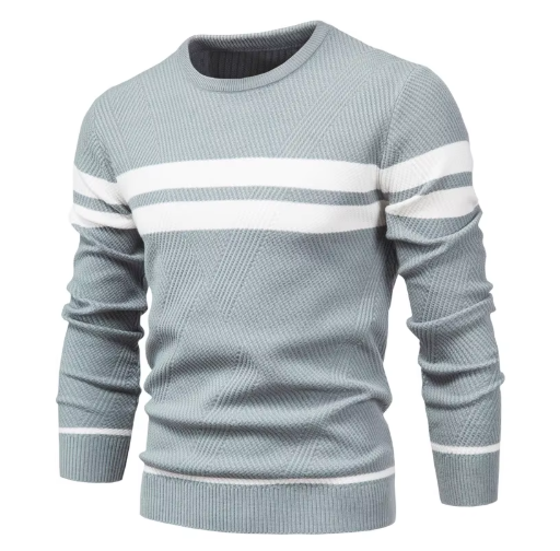 Cazel | Pull élégant pour hommes avec motif en chevrons