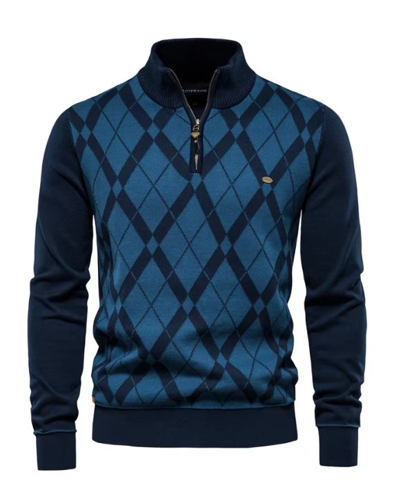 Lenoir™ | Pull à col zippé pour hommes